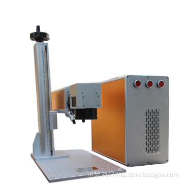 20w  raycus portable aluminum metal aluminum fiber laser marking machine